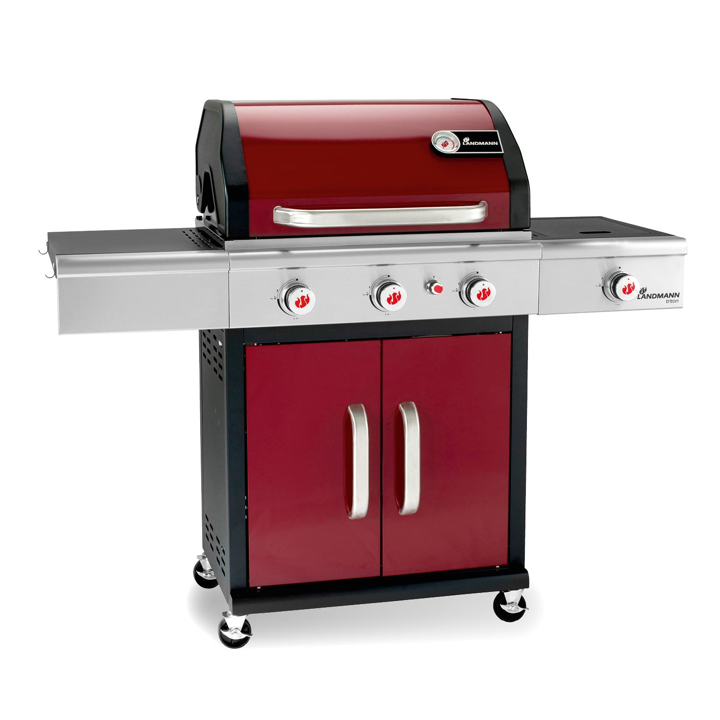 Gasgrill Triton PTS 3.1 - bordeaux von LANDMANN