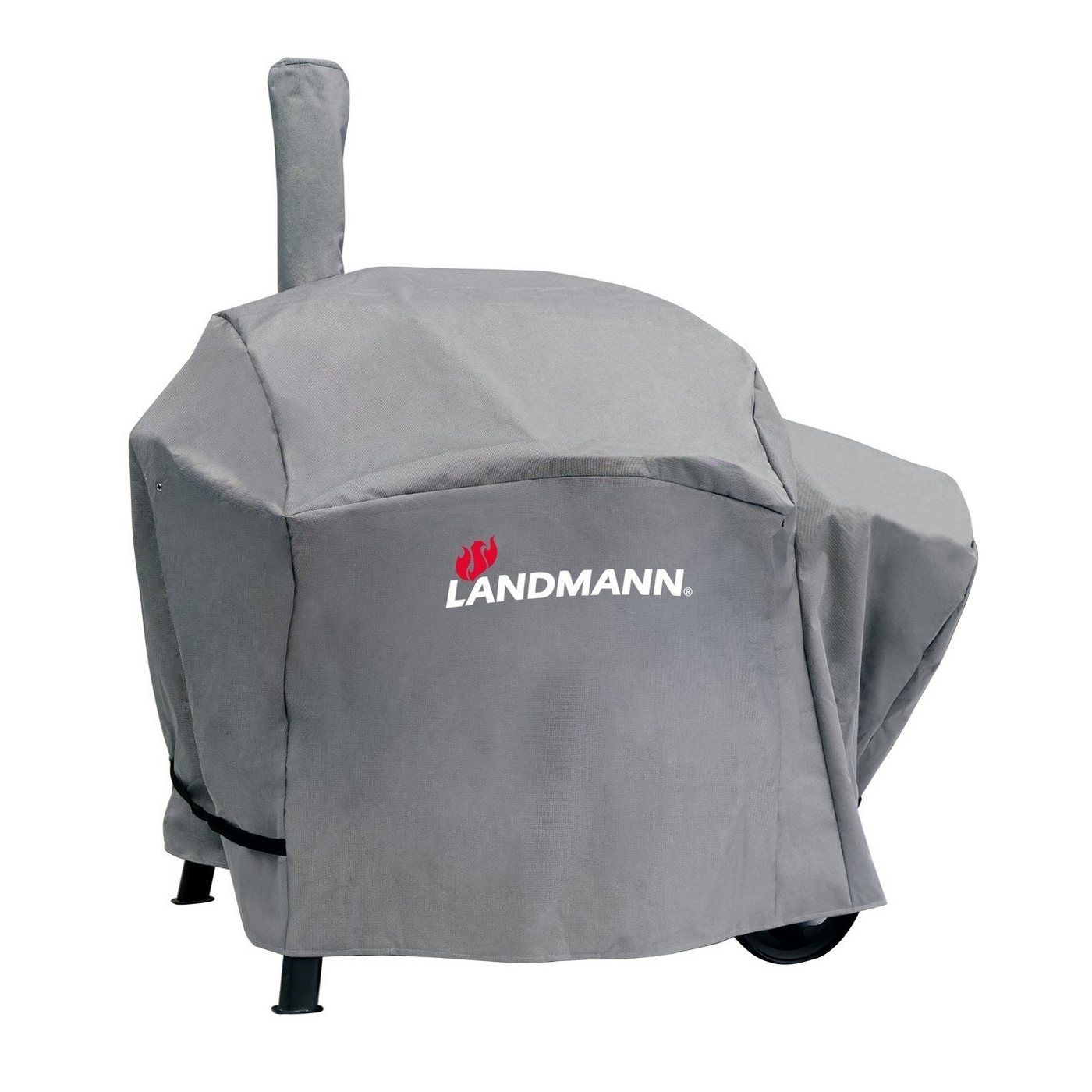 LANDMANN Grillabdeckhaube Wetterschutzhülle 130x126x85cm, wasserdicht UV-beständig, atmungsaktiv & Kältebeständig von LANDMANN