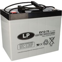 Landport - agm Bleiakku 12V 75Ah Zyklenfest VRLA-EV12-75 von LANDPORT