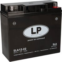 Batterie agm sla 12V 22Ah für Motorrad Startbatterie ms sla 12-22 von LANDPORT