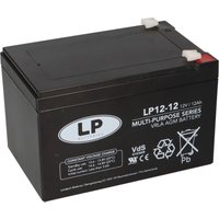 Bleiakku 12V 12Ah agm Batterie nsa LP12-12 T2 VdS - Landport von LANDPORT