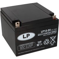 Landport - Bleiakku 12V 24Ah agm Batterie nsa LP12-24 T3 VdS von LANDPORT