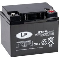 Landport - Bleiakku 12V 45Ah agm Batterie nsa LP12-50 T6 von LANDPORT