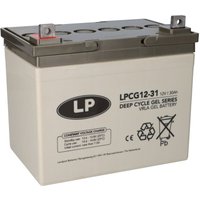 Landport - LPCG12-31 vrla gel Akku 12V 30Ah wartungsfrei von LANDPORT