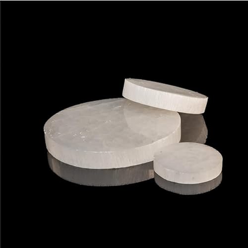 LANDSTER Selenit Ladeplatte LadeScheibe Kristall Ladeplatte Selenit Teller Scheibe Selenit Rund Platte Heilung Edelstein Reinigung Dekoration Home Decor 14 cm von LANDSTER