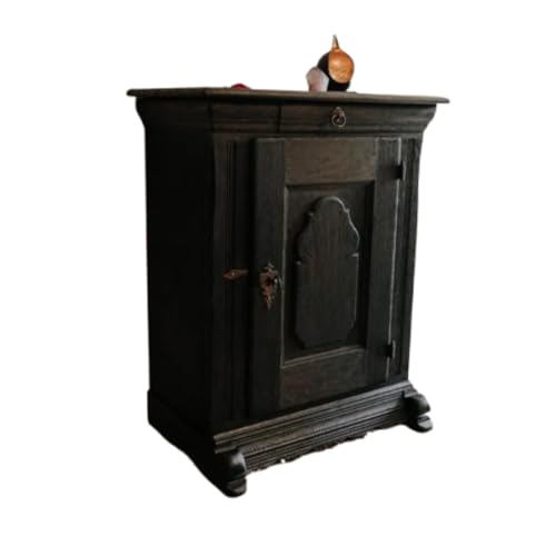 LANDWERK FURNITURE Antique Oak Wooden Chest of Drawers - Real Wood Hallway Chest - Vintage Chest of Drawers - Designer Chest of Drawers - Art Deco (Standard) von LANDWERK FURNITURE