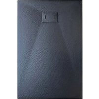 Idralite - Duschtasse anthrazit Stein-effekt mod. Strong 70x90 cm von LANERI