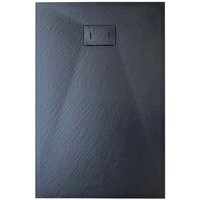 Duschtasse anthrazit Stein-effekt mod. Strong 80x120 cm von LANERI