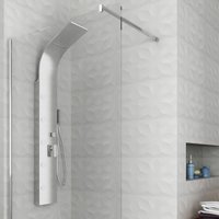 Duschsäule Massagedüsen Duschpaneel Inox Edelstahl 4 Düsen miod. Alaska von LANERI