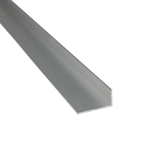 Aluminium Winkel silber [ELOXIERT] Aluprofil L Profil Aluminiumprofil Winkelprofil Aluminium [20 x 10 x 2 mm x 1.000+-4 mm] von LANGLITZ Metalle
