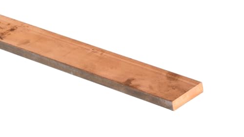 Kupfer Flachstange - 100 x 5 mm x 250 mm von LANGLITZ Metalle