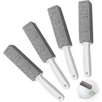 4-teilige Bimsstein-Reinigungsbürste mit Griff, Reinigungsblock, Toilettenbürstenreiniger für Küche/Grill/Bad/Toilette, Darm/Pool 4-teilige Bimsstein-Reinigungsbürste mit Griff, Reinigungsblock, Toilettenbürstenreiniger für Küche/Grill/Bad/Toilette, Darm/Pool von LANGRAY