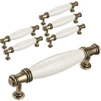 Möbelknöpfe und -griffe, 6 x Küchenschranktürgriffe, Möbeltürgriff, Schranktürstange mit Schrauben, Lochabstand 96 mm von LANGRAY