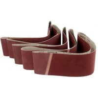 Packung mit 5 Schleifbändern 100 mm x 915 mm - Körnung 100. - RAPANDA von LANGRAY