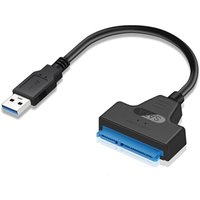 USB-auf-SATA-Adapterkabel für 2,5-Zoll-SSD/HDD, externer SATA-auf-USB-3.0-Konverter und -Kabel, USB-3.0-SATA-III-Konverter USB-auf-SATA-Adapterkabel für 2,5-Zoll-SSD/HDD, externer SATA-auf-USB-3.0-Konverter und -Kabel, USB-3.0-SATA-III-Konverter von LANGRAY