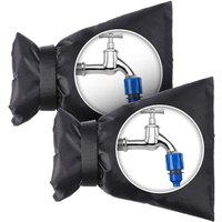Wasserhahn-Abdeckung, Frostschutz-Wasserhahn, Garten-Wasserhahn-Abdeckung, Winterfeste Taschenabdeckung, Wasserhahn-Abdeckung – (2 Stück, 18,5 x 14 Wasserhahn-Abdeckung, Frostschutz-Wasserhahn, Garten-Wasserhahn-Abdeckung, Winterfeste Taschenabdeckung, Wasserhahn-Abdeckung – (2 Stück, 18,5 x 14 von LANGRAY