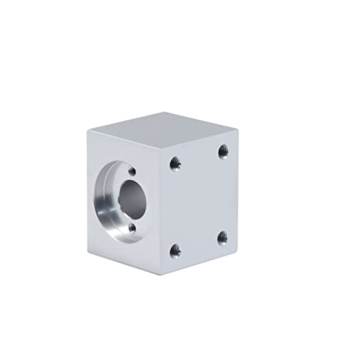 LANGshaw T8 Bleischraubmuttergehäusehalterung Bohrung 8mm for 3D -Druckerteile T8 Trapezoidal -Blei -Blei -Umwandlungsmutter -Sitz Aluminiumblock Leisurely (Color : New Version Silver, Size : 2pcs) von LANGshaw
