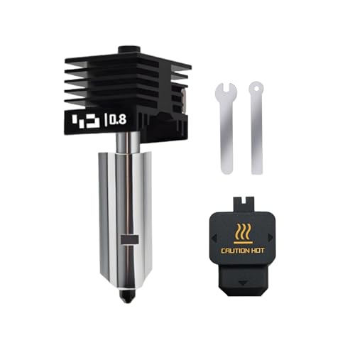 0.8MM H2D Hotend, Upgraded gehärtetem Stahl Düse Druckkopf Hot End Assembly Kit für Bambu Lab H2D/A1/A1 Mini 3D Drucker von LANKEGU