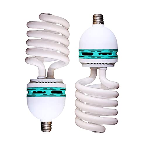 LANMOU 2 Pack Energiesparende Spiral Glühbirne Sehr Helle Fluoreszierende E27 Glühbirnen Lampe 6500K Kaltweiß Daylight Glühbirne,85W LANMOU 2 Pack Energiesparende Spiral Glühbirne Sehr Helle Fluoreszierende E27 Glühbirnen Lampe 6500K Kaltweiß Daylight Glühbirne,85W von LANMOU