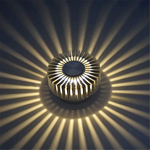 LED Wandleuchte mit Fernbedienung Flutlicht Kreative Design Effektlampe Deckenspots Effekt Licht Moderne Innen Wandlampe für Flur Schlafzimmer Balkon Wohnzimmer Babyzimmer von LANMOU