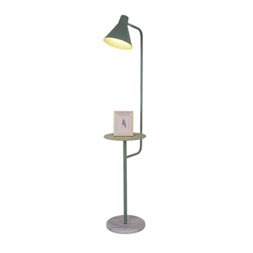 LANMOU Stehlampe, LED Standlampe mit Ablage, Standleuchte Dimmbar mit Touch und Fernbedienung Modern Metall Standleuchte für Wohnzimmer, Schlafzimmer und Büro, Terrasse,Grün von LANMOU