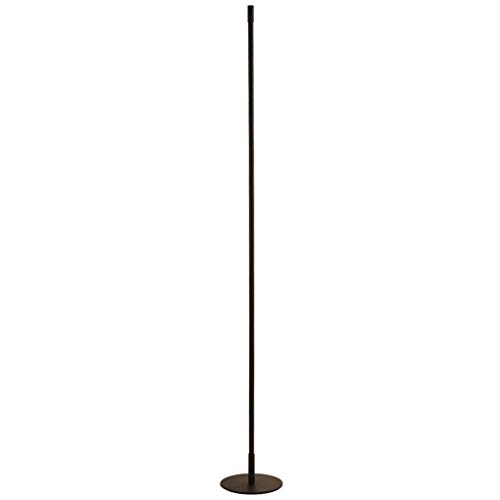 LANMOU Stehlampe LED Dimmbar, Moderne Standleuchte mit Fernbedienung, Minimalistische Schwarze Stehleuchte für Wohnzimmer Schlafzimmer Büro Standlampen Metall Wohnzimmerlampe,160cm von LANMOU