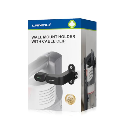 LANMU Verbesserte Wandhalterung mit Kabelclip, kompatibel mit Shark IX141 IZ362H Pet Cordless Stick Vacuum, Ultracyclone CH951, kompatibel mit Bissell 2390A Tierhaarradierer Handstaubsauger LANMU Verbesserte Wandhalterung mit Kabelclip, kompatibel mit Shark IX141 IZ362H Pet Cordless Stick Vacuum, Ultracyclone CH951, kompatibel mit Bissell 2390A Tierhaarradierer Handstaubsauger von LANMU