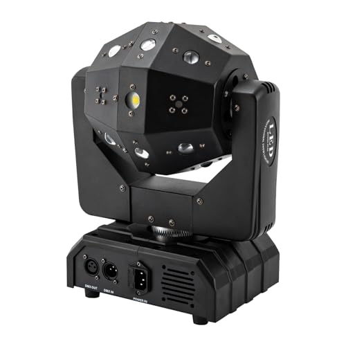 LANNADD 120w Moving Head Laser Bühnenlicht, Beweglicher Scheinwerfer Party Lights Spotlight Bühnenbeleuchtung, Led-Strahlerstrahl 16 X 3w RGBW 4in1 Led Scheinwerfer Strahlen von LANNADD