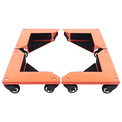 LANNADD 4 Stück Möbelrollen Schwerlast, Möbel Transportroller Set Mover Schreibtischschrank Ecke Dolly, Möbel Dollies Roller Transportrollen Geeignet für Rechteckige Objekte Unterschiedlicher Größe LANNADD 4 Stück Möbelrollen Schwerlast, Möbel Transportroller Set Mover Schreibtischschrank Ecke Dolly, Möbel Dollies Roller Transportrollen Geeignet für Rechteckige Objekte Unterschiedlicher Größe von LANNADD