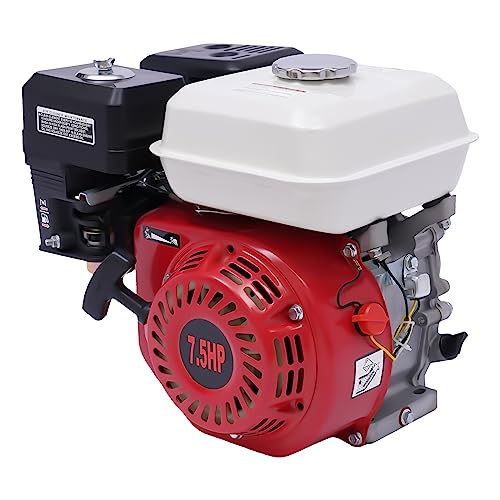 LANNADD 7.5 Hp Benzinmotor, 4 Takt Gokart Motor 215cc Benzinmotor Tragbare Motoren, Einzylinder-Stationärmotoren Geeignet für Landwirtschaftliche Geräte Hausstromversorgung von LANNADD