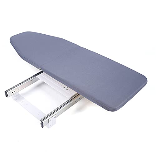 LANNADD Ausziehbares Bügelbrett, Faltbares Bügelbrett 180° Drehbarer Bügelbrettschrank Kleines Bügelbrett Wand, Hängendes Bügelbrett Bügelbrett Tisch Klapptisch Wand (81x31x15cm) von LANNADD