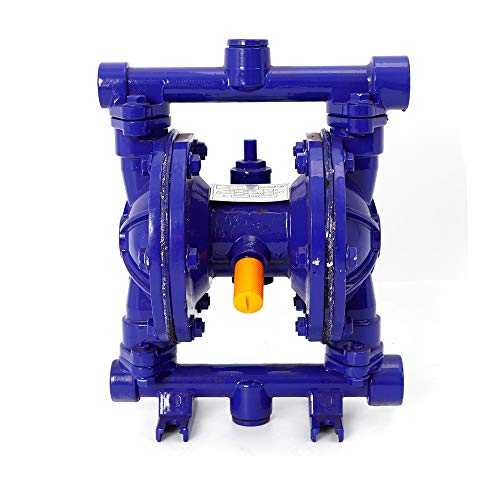 LANNADD Druckluftmembranpumpe, Profi Doppelmembranpumpe, Druckluft Doppelmembranpumpe, Diaphragm Pump 12 Gpm Membranpumpe Doppelmembranpumpe für Altöl Wasser Frostschutz von LANNADD