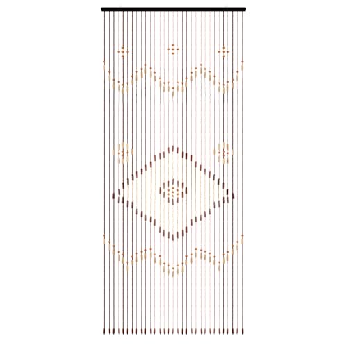 LANNADD Türvorhang 90x208cm Hölzern Natur Perlenvorhang 31 Line Wave Dense Tassel Türvorhang Handmade Polished Wooden Insect Proof Fadenvorhang Room Partition Dekorative Perlenvorhang LANNADD Türvorhang 90x208cm Hölzern Natur Perlenvorhang 31 Line Wave Dense Tassel Türvorhang Handmade Polished Wooden Insect Proof Fadenvorhang Room Partition Dekorative Perlenvorhang von LANNADD