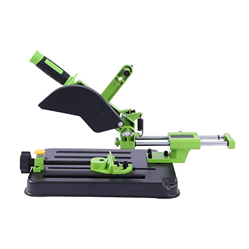 LANNADD Winkelschleifer Halterung, Trennständer Winkelhalter Aus Aluminium Winkelschleiferhalter, für 100-125mm Winkelschleifer für Polieren Schleifen und Schmieden Von Geländern Holz - Grün von LANNADD