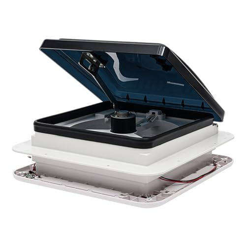 LANNADD Wohnmobil Luke Dachlüfter Lüfter, Rv Wohnwagen Entlüftung Dachhaube Auspuff Dachluke, Abluftventilator Dachluke Silent Fan Ventilator Turbo Kit Geeignet für Wohnwagencamper LANNADD Wohnmobil Luke Dachlüfter Lüfter, Rv Wohnwagen Entlüftung Dachhaube Auspuff Dachluke, Abluftventilator Dachluke Silent Fan Ventilator Turbo Kit Geeignet für Wohnwagencamper von LANNADD