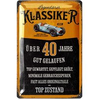 Lanolu Blechschild Schild 40 Geburtstag, Jahre Klassiker, Geschenke Für Den Geburtstag Mann, 20x30 cm Lanolu Blechschild Schild 40 Geburtstag, Jahre Klassiker, Geschenke Für Den Geburtstag Mann, 20x30 cm von LANOLU