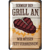 Lanolu Retro Blechschilder Grillen, Bbq Grill Deko, Grillplatz Schild Garten, Geschenk Für Papas Grillecke Schilder Mit Sprüchen 20x30 Lanolu Retro Blechschilder Grillen, Bbq Grill Deko, Grillplatz Schild Garten, Geschenk Für Papas Grillecke Schilder Mit Sprüchen 20x30 von LANOLU