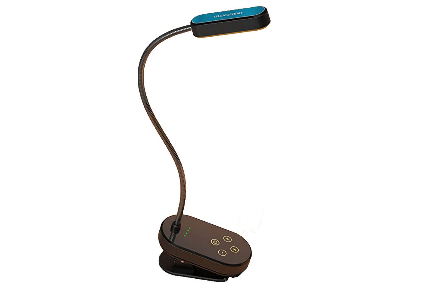 LANOR LED Schreibtischlampe Lampe,Buchlicht,LED-Mini-Clip-On-Buchlicht,wiederaufladbar,Augenschutz von LANOR