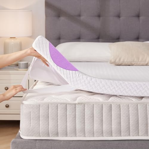 LANOX Matratzen Gel Topper 140x200cm 7,5cm Höhe, H3 Gel Memory Foam Matratzentopper, Abnehmbaren und Waschbaren Bezug, für Boxspringbett Wohnwagen Schlafsofa von LANOX