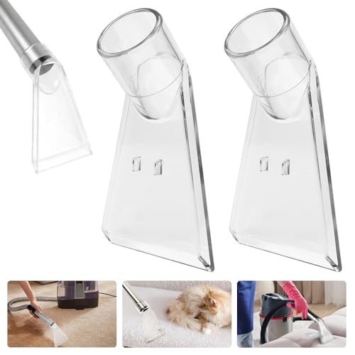 LANSKYALN 2 Stück Polsterdüse Sprühsauger Staubsauger Handdüse Sprühextraktionsdüse 38mm Steppung Düse Nasssauger Düsenset Vakuum Aufsätze Teppichreiniger Waschsauger Düsen für Sofa Steppung Teppich von LANSKYLAN