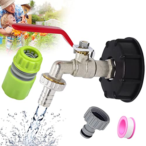 LANSKYLAN IBC Kugelauslaufhahn Tankadapter IBC Tank Zubehör IBC Wassertank Container Zubehör Adapter IBC Auslaufhahn 1/2" Gartenschlauch IBC Tank Adapter für S60x6 Regenwassertank Regentonnen LANSKYLAN IBC Kugelauslaufhahn Tankadapter IBC Tank Zubehör IBC Wassertank Container Zubehör Adapter IBC Auslaufhahn 1/2" Gartenschlauch IBC Tank Adapter für S60x6 Regenwassertank Regentonnen von LANSKYLAN