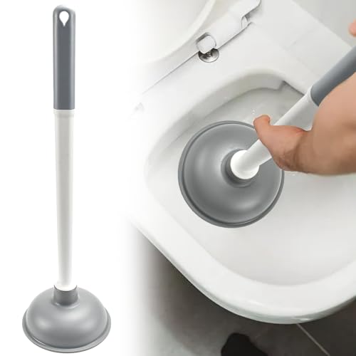 LANSKYLAN Saugglocke Toilette 48CM Pömpel Abfluss WC Gummi Pümpel Saugglocke Plunger Sink Saugstark Saugglocke für Waschbecken Abflussreiniger Pömpel Pümpel Badewanne für Toilette Bad Küche Dusche von LANSKYLAN