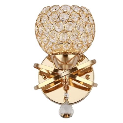 LANTANB Luxus Kristallkugel Wandleuchte Europäischer Palast Metall Dekorative Lampe Nachttisch Stimmungsbeleuchtung von LANTANB