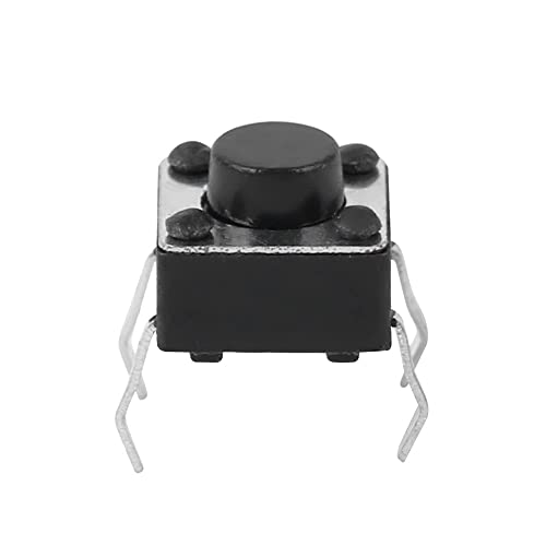 LANTRO JS 100er Set Tasterschalter Taktiler Druckknopfschalter Mini Switch Button Microschalter Micro Zubehör für Breadboard 6 x 6 x 4,3 mm von LANTRO JS