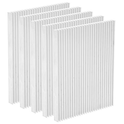 LANTRO JS 5 Stück Aluminium Kühlkörper Kühlrippe Alu kühlkörper Für Leiterplatten-Chip-CPU 100x80x7mm von LANTRO JS