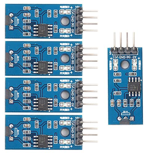 LANTRO JS - 5 x Hall-Effekt Magnet-Sensor-Modul 3144E Hall-Sensorschalter Geschwindigkeitsmodul 3,3-5 V LANTRO JS - 5 x Hall-Effekt Magnet-Sensor-Modul 3144E Hall-Sensorschalter Geschwindigkeitsmodul 3,3-5 V von LANTRO JS