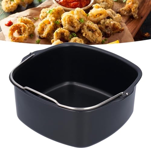 LANTRO JS Heißluftfritteuse Zubehör Backform Kuchenbackform Back zubehör für ölfreie Fritteuse HD9925 HD9860 HD9905 01 (Außenlänge 18cm) von LANTRO JS