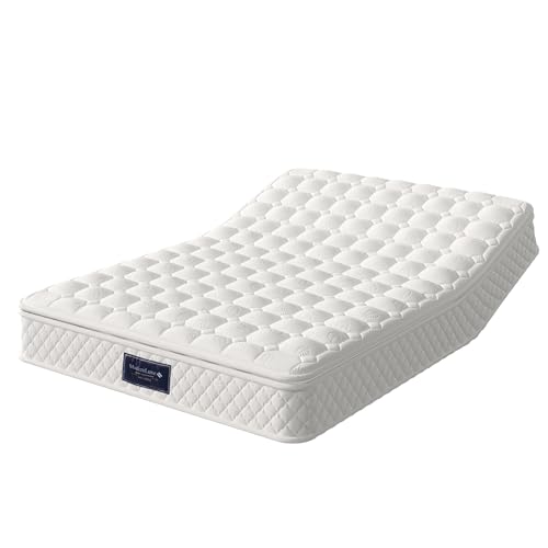 LANTRO JS Matratze 90x200 mit Taschenfederker,Federkernmatratze mit 100% Oeko Tex Zertifiert,Matratzen 100 Nächte Probeschlafen, Rollmatratze mit Härtegrad H3, 25cm Höhe von LANTRO JS