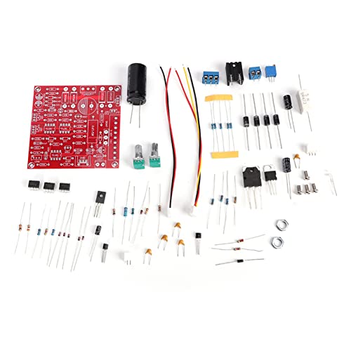 LANTRO JS Reguliertes Netzteil-Set, verstellbares DC geregeltes Netzteil, zum Selbermachen, kurz, 0 V bis 30 V, 2 mA bis 3 A, verstellbar, DC geregeltes Netzteil, elektronisch von LANTRO JS