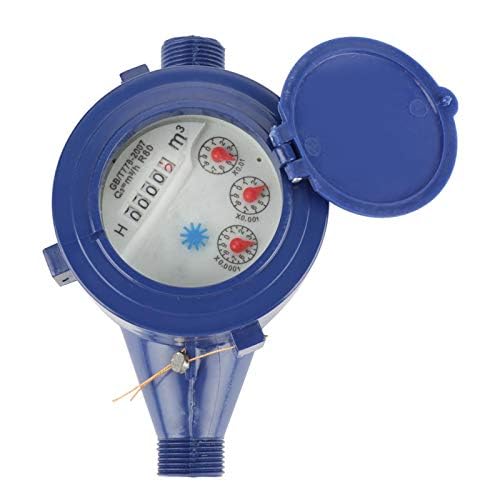 LANTRO JS Wasserzähler Durchfluss DN15 Wasseruhr wasseruhr Anschluss 3/4 Zol mit Zubehör für Garten Haushalte von LANTRO JS